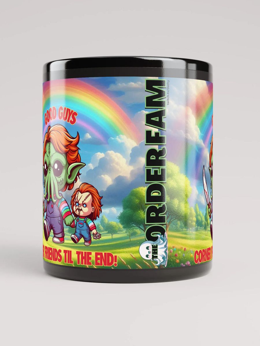 Corner Friends Til The End Black Mug product image (10)