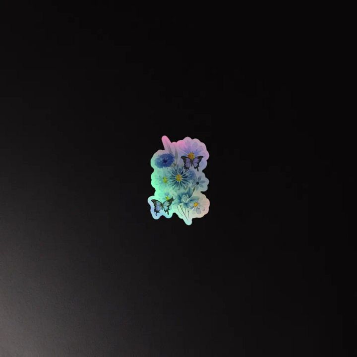 Butterfly Blooms Holographic Sticker Sheet product image (4)