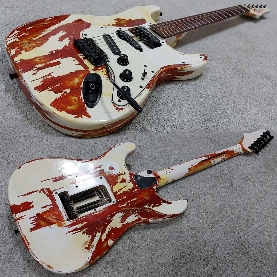 Red & White Relic Strat product image (1)