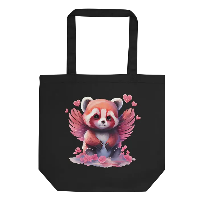 Love-Struck Red Panda Eco Tote product image (1)