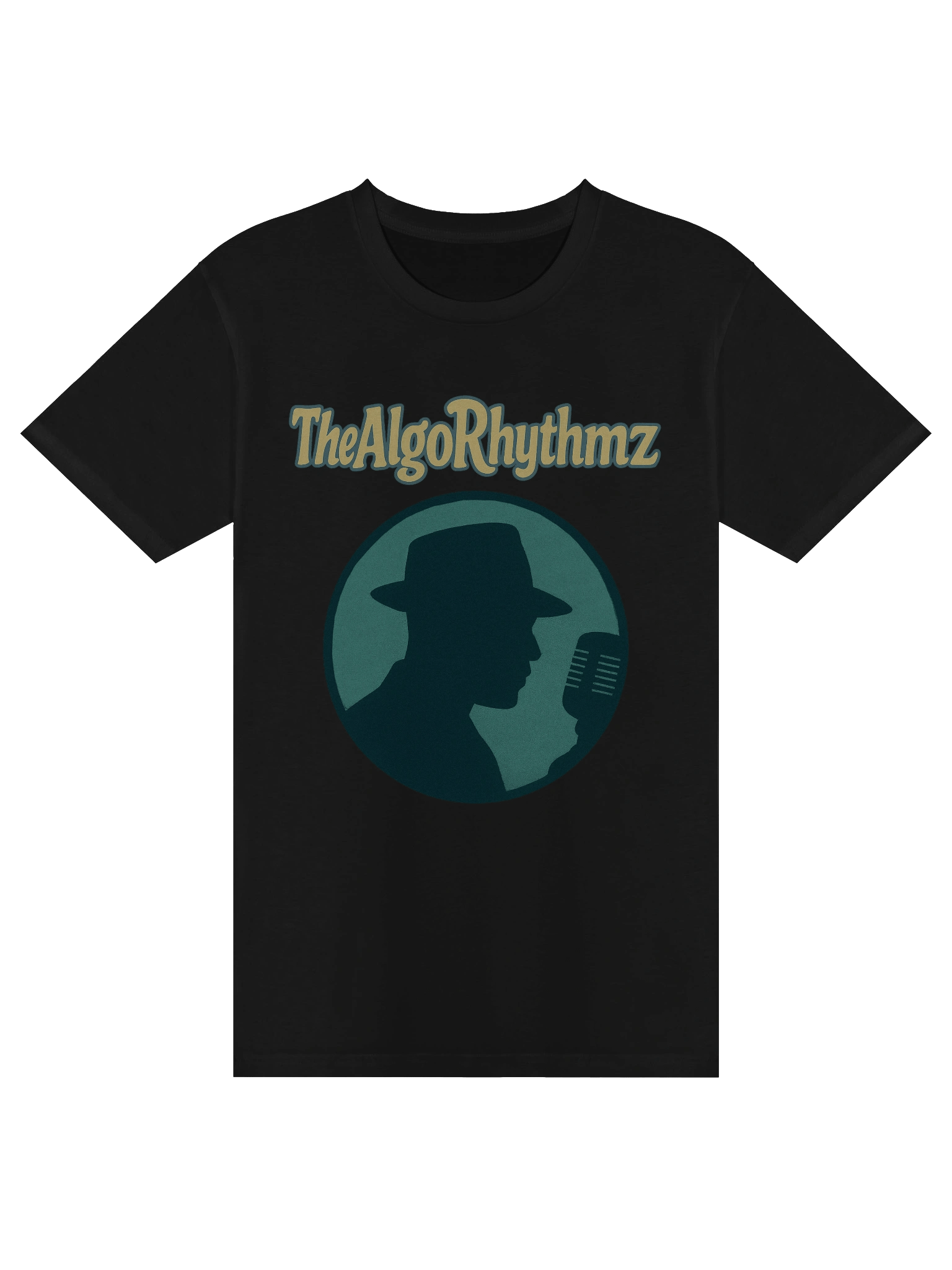 The AlgoRhythmz Official Logo Tee - 3 (Teal/Yellow) product image (1)