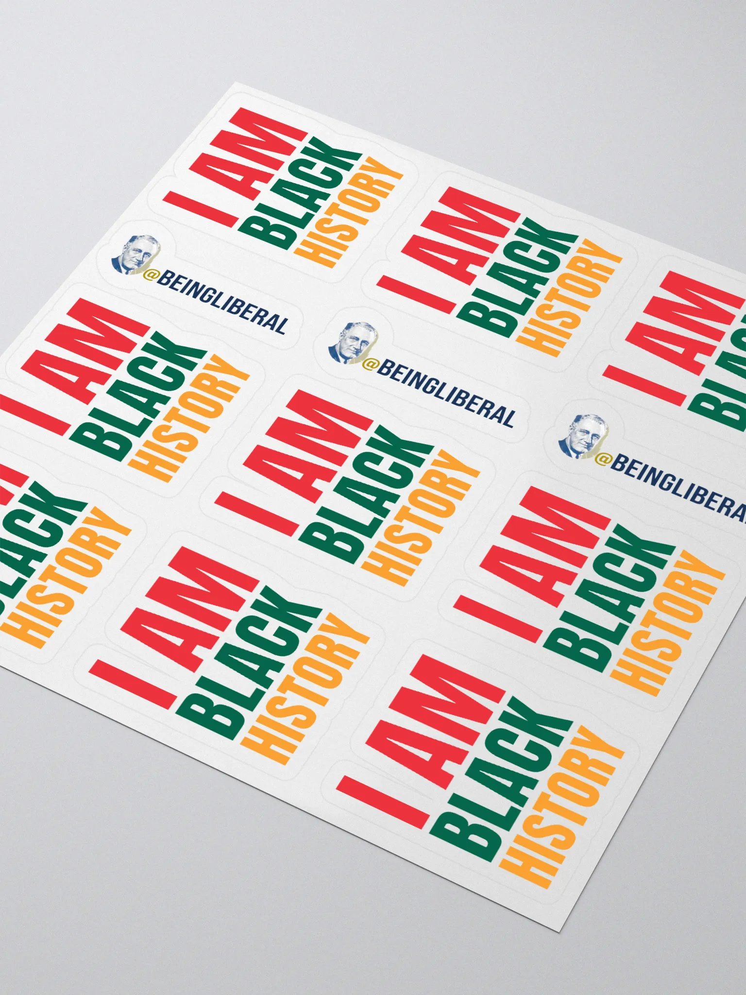 I Am Black History Stickers - Being Liberal product image (3)