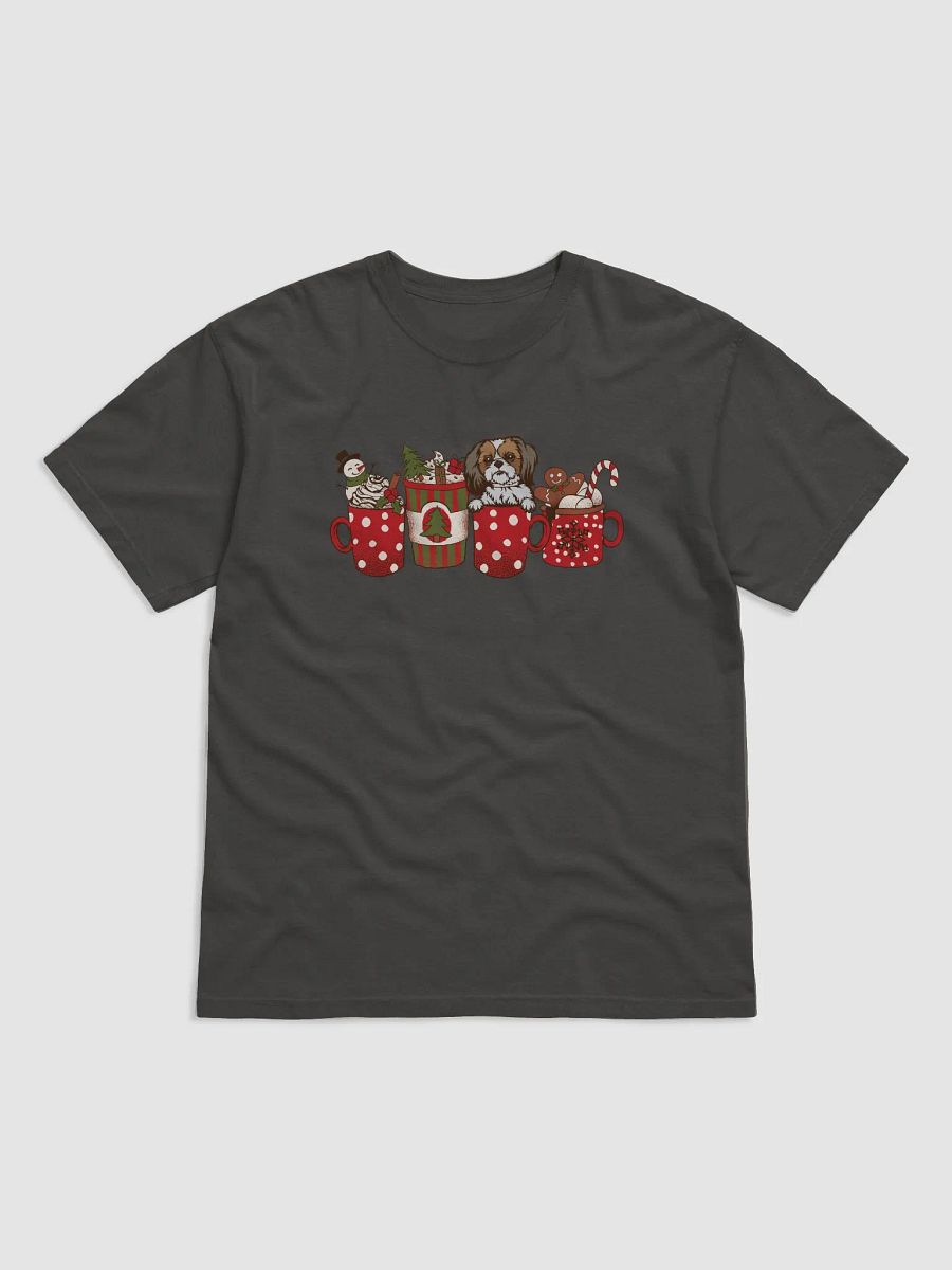 Cute Shih Tzu in a Christmas Cup T-Shirt | Funny Christmas Pup in a Cup product image (24)