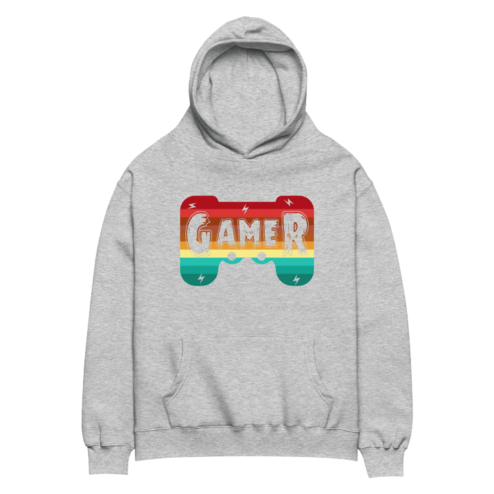 Gamer Vibes Striped Hoodie product image (8)