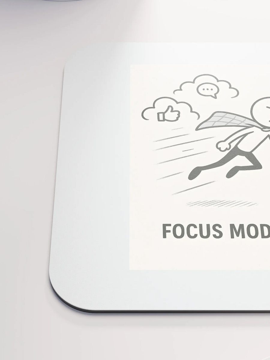 Superhero Focus Mode Mouse Pad product image (6)