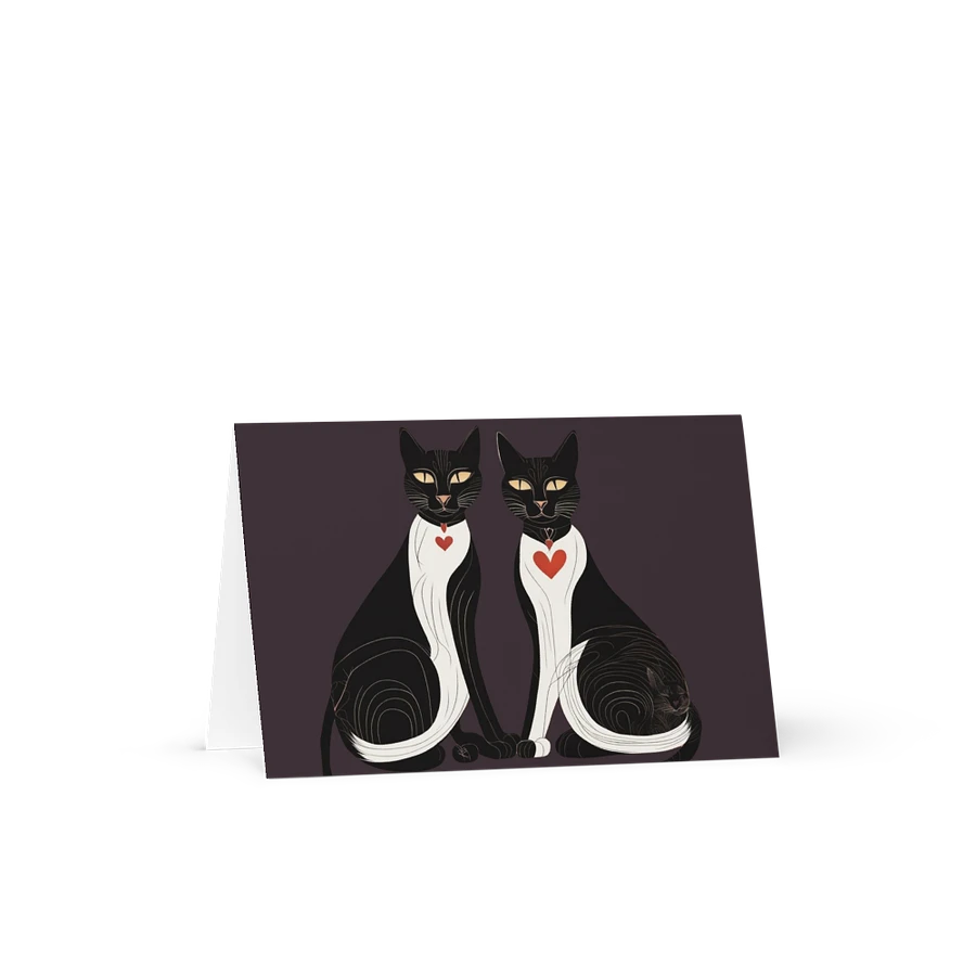 BLACK & WHITE TUXEDO LOVE CATS product image (8)