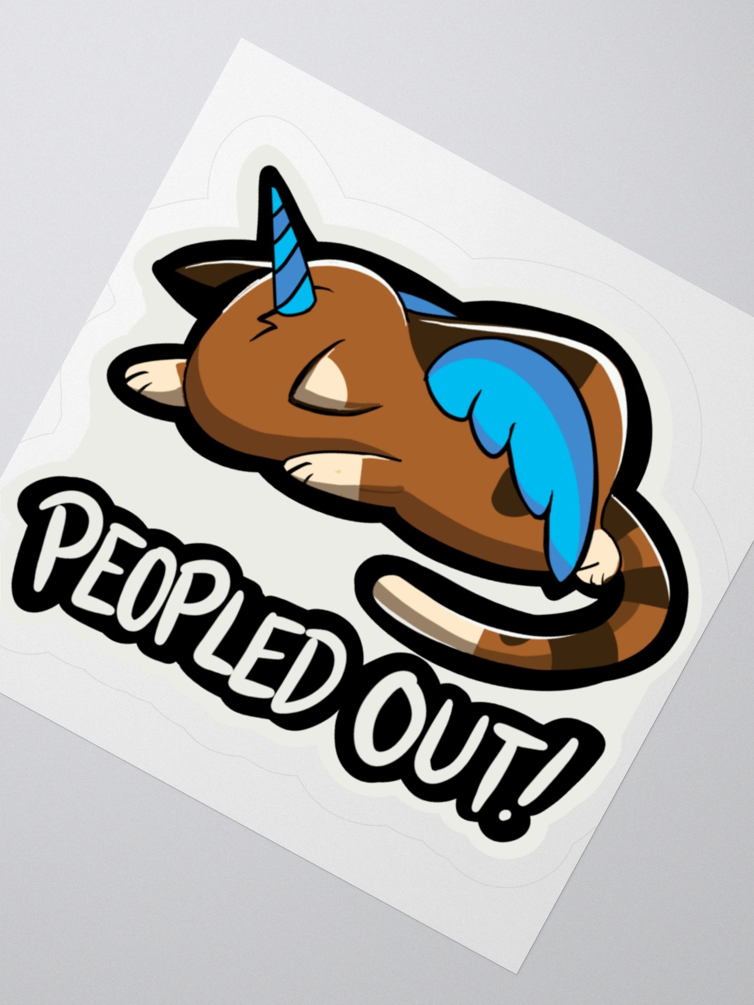 Peopled Out! Sticker product image (2)