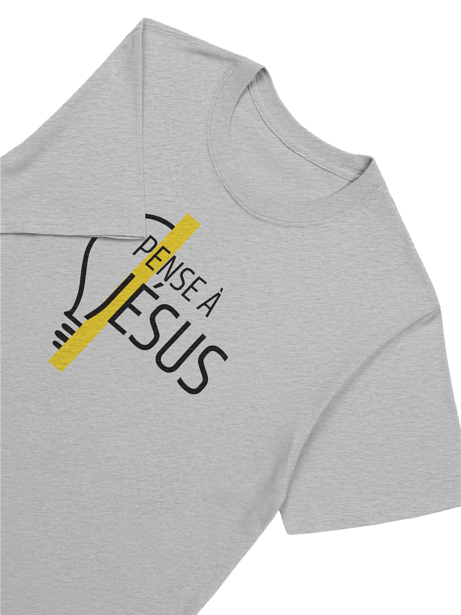 "Pense à Jésus" Evangelism T-Shirt – Share the Gospel in French product image (46)