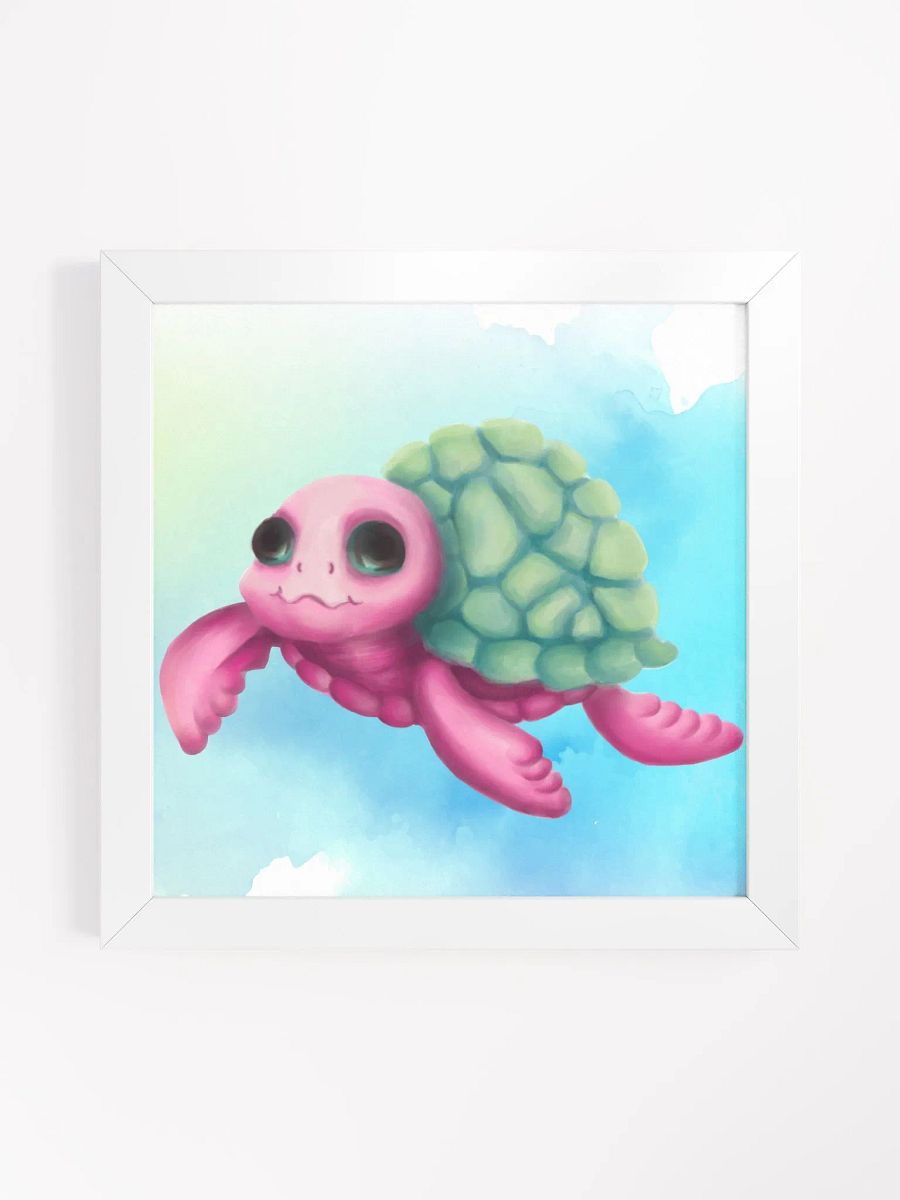 Sea Turtle Cutie Framed Print product image (17)