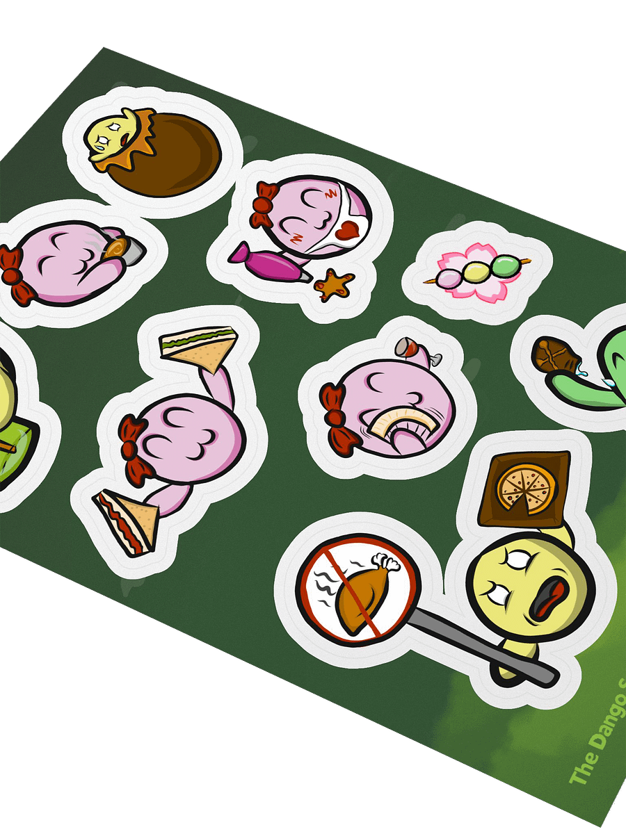 Dango Food & Snacks Set - Kiss Cut Sticker Sheet product image (3)