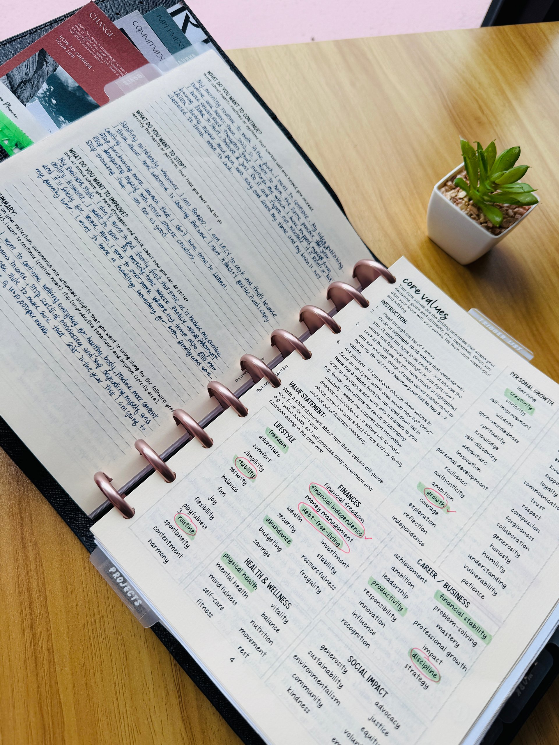 Conquer your New Year | SMART Goal Planner Guide | HP Classic Size product image (2)