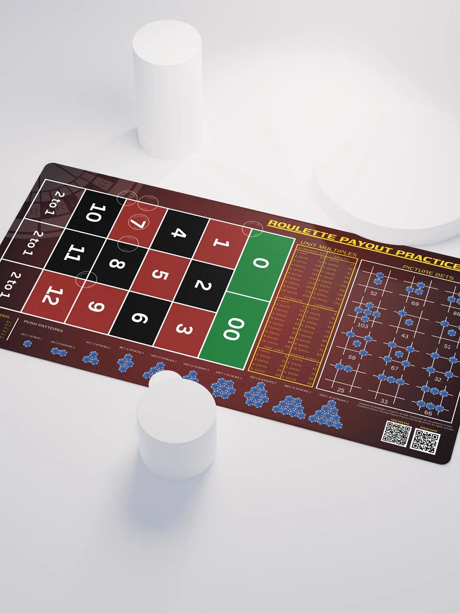 Roulette Payout Practice Pad - Classic Red Vignette product image (3)