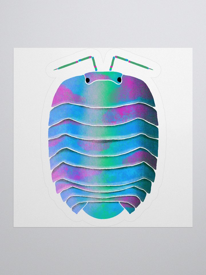 Polysexual Isopod Sticker product image (1)