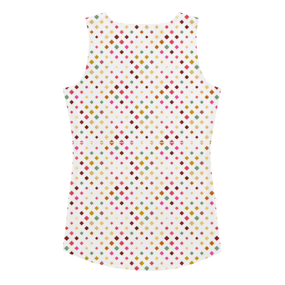 Colorful Square Pattern Design Tank Top - Ver 1 product image (2)