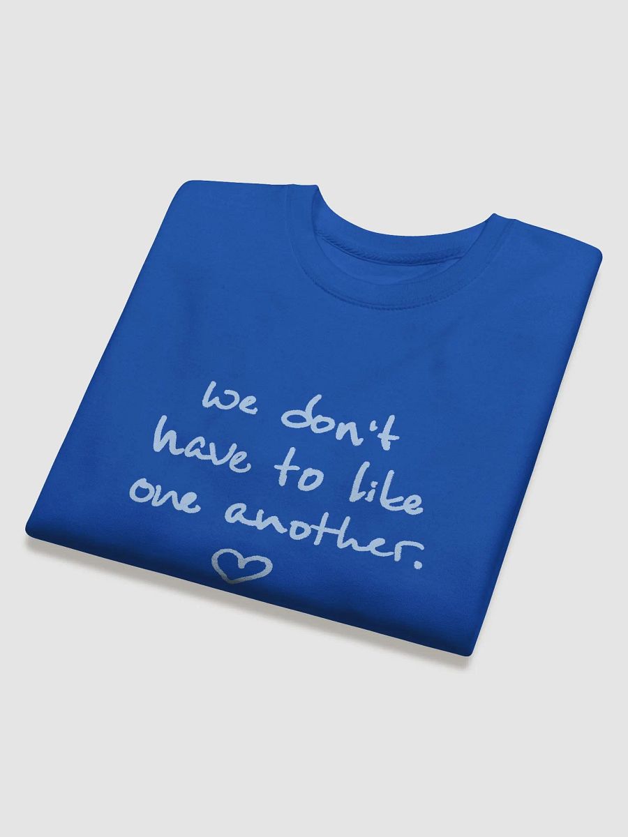 ONE ANOTHER (light blue design) Printed Premium Cotton Crewneck product image (24)