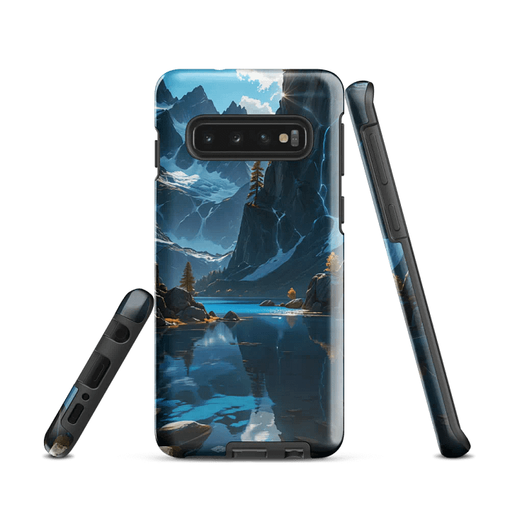 Majestic Mountain View Samsung Tough Case - Serene Landscape Design product image (1)