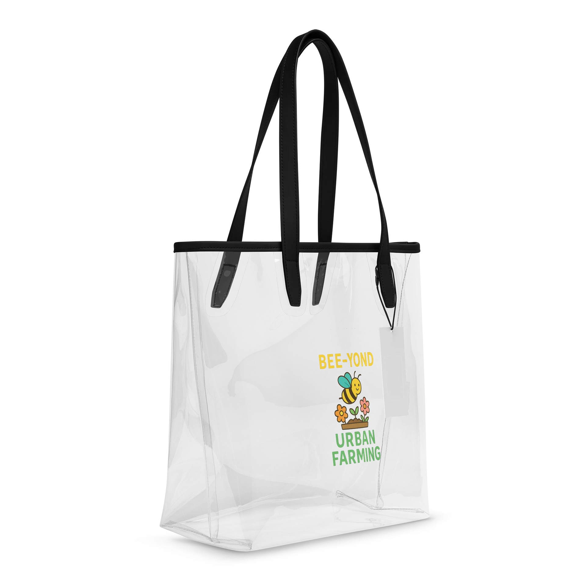 Bee-Yond Urban Farming Clear Tote Bag product image (6)