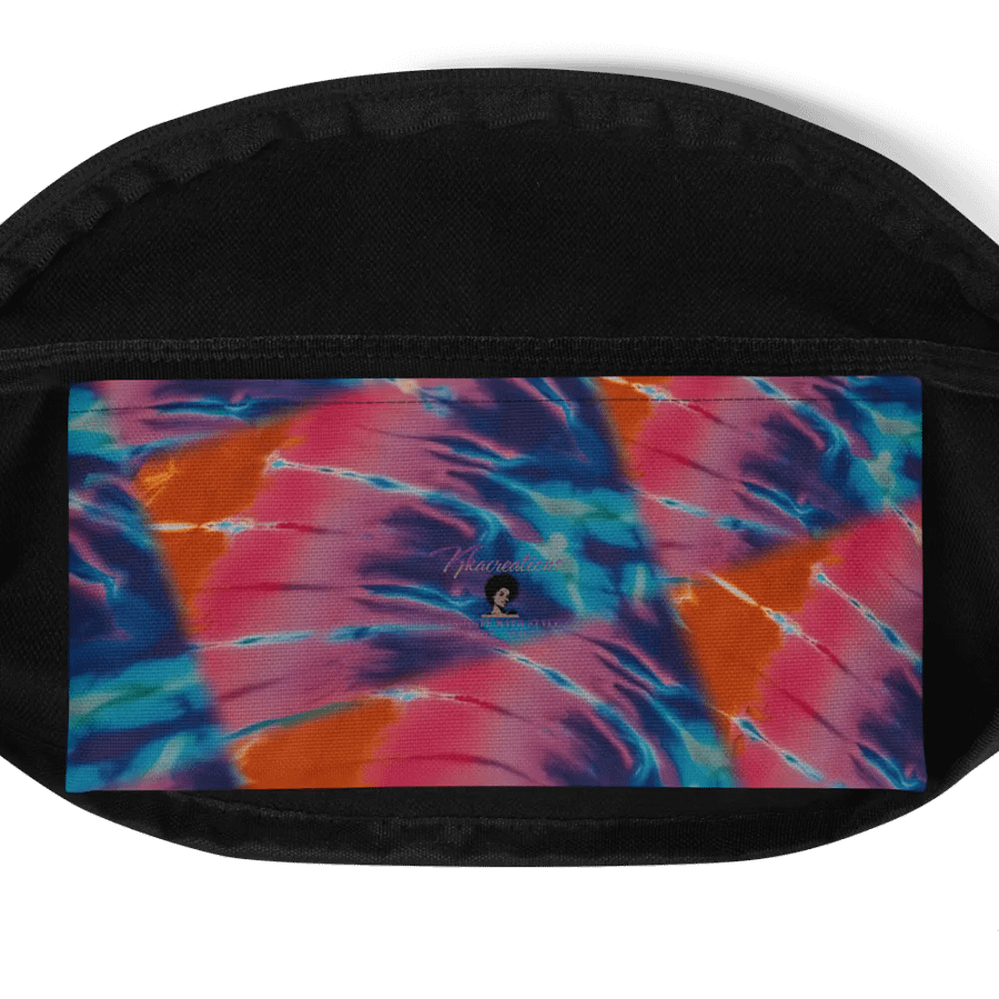 Swirling Motion Tie-Dye All-Over Print Fanny Pack product image (4)