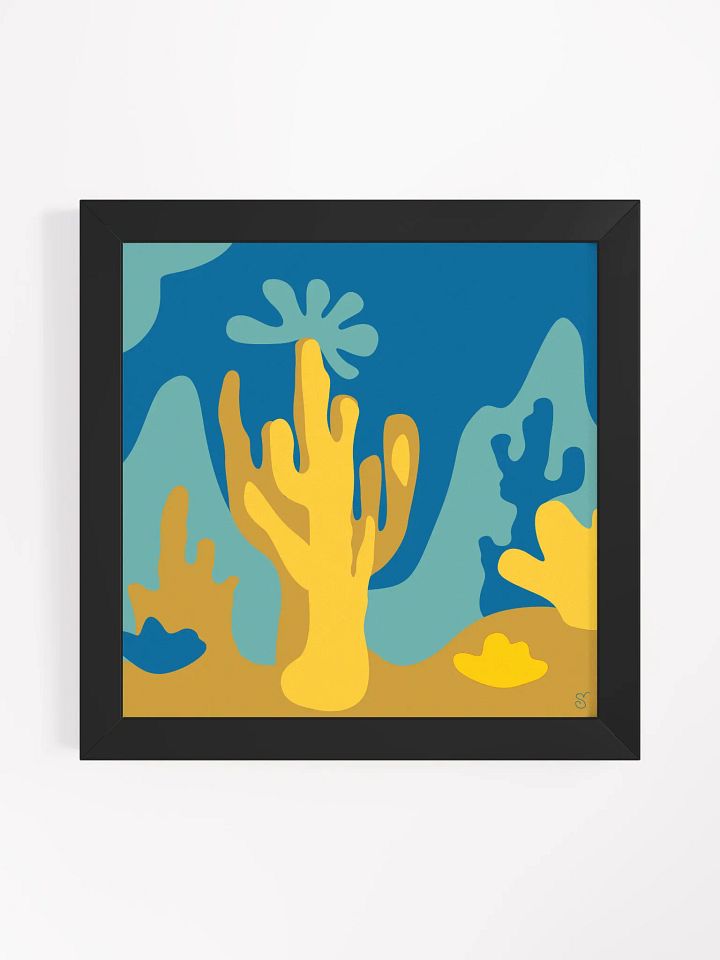 Ocean's Artistry Framed Poster - Abstract Landscape No. 6 product image (11)