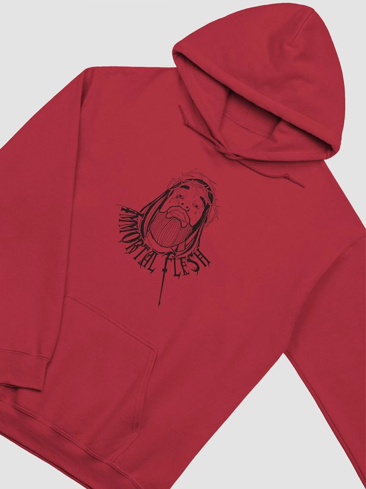 Immortal Flesh Hoodie (Black Logo) product image (2)