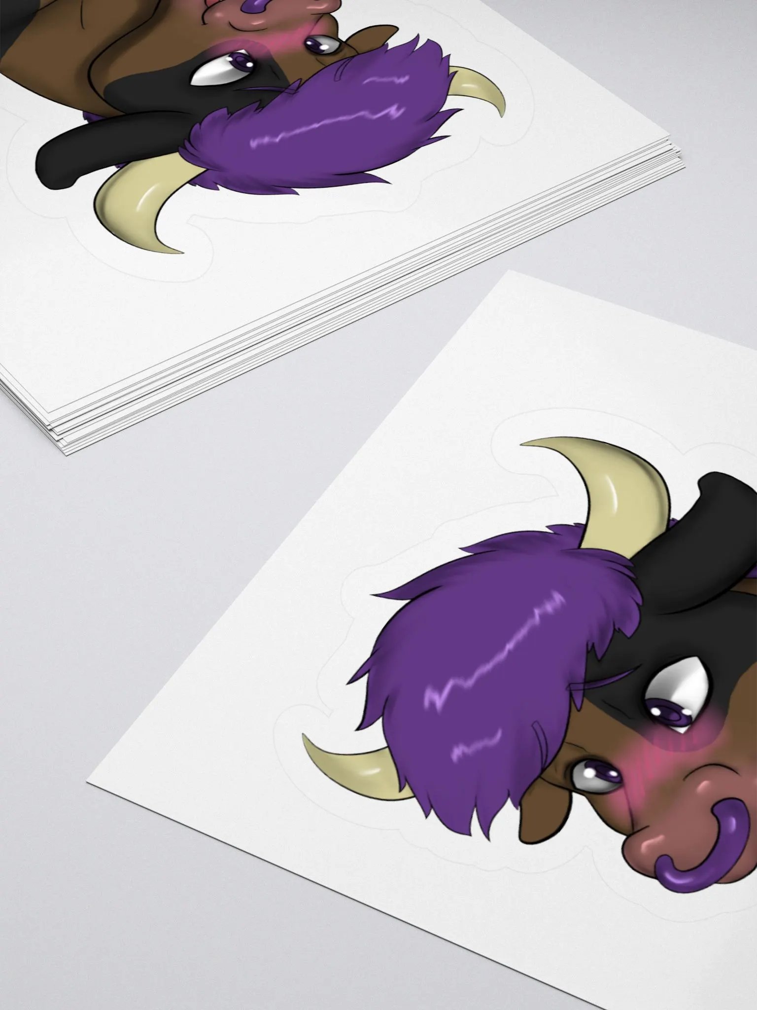 Yuuma Blush Emote Sticker product image (4)