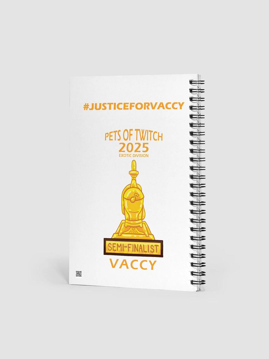 Vaccy love and justice notebook product image (2)