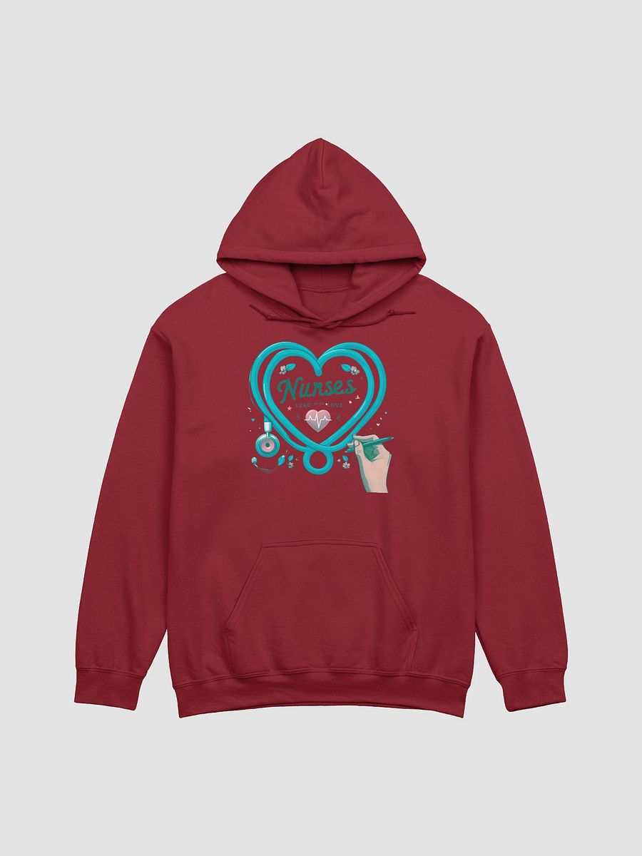 Nurses Lead with Love Hoodie product image (1)