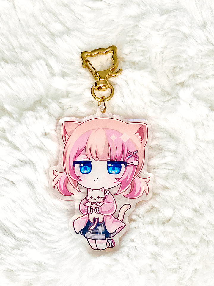 Acrylic Keychain (Broken Glass Finish) product image (1)