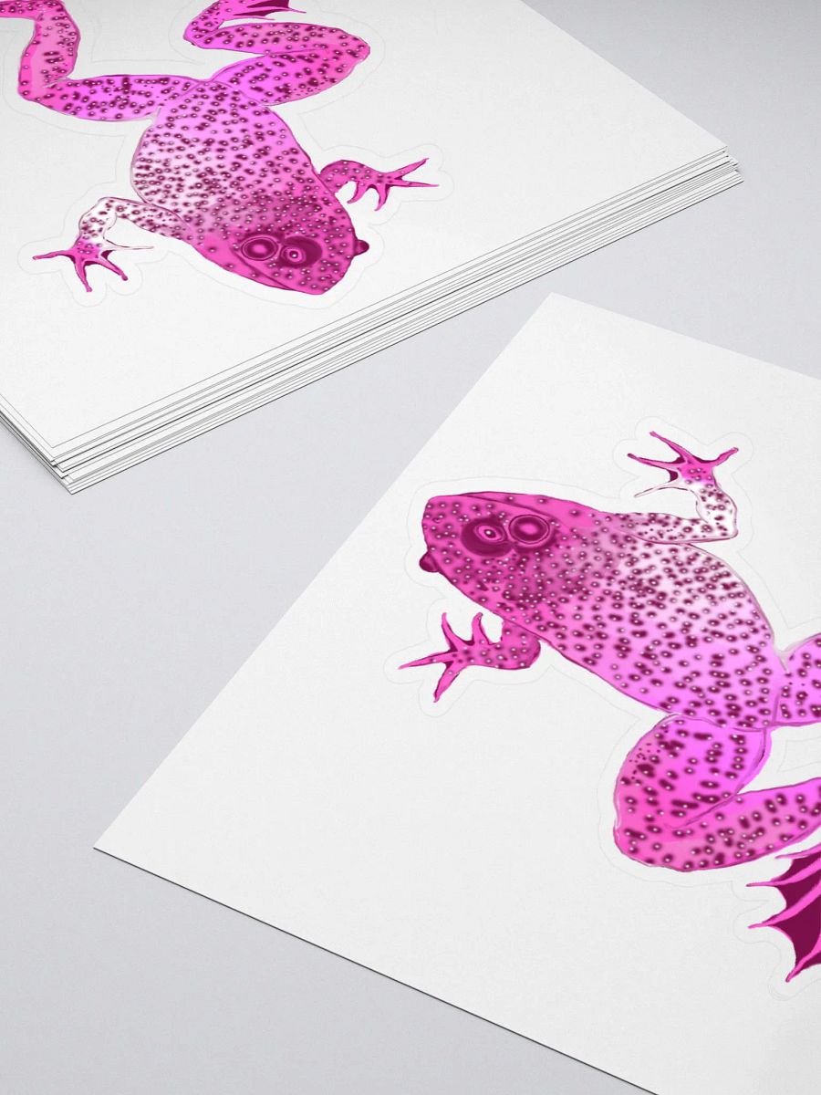 Pink Frog Sticker product image (4)