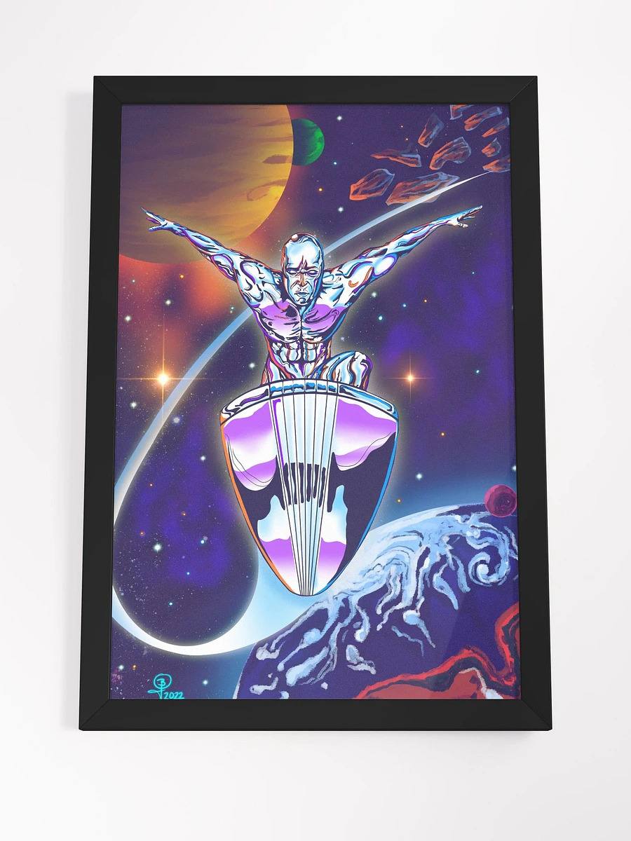 Cosmic Silver Surfer Framed 12x18 Art product image (4)
