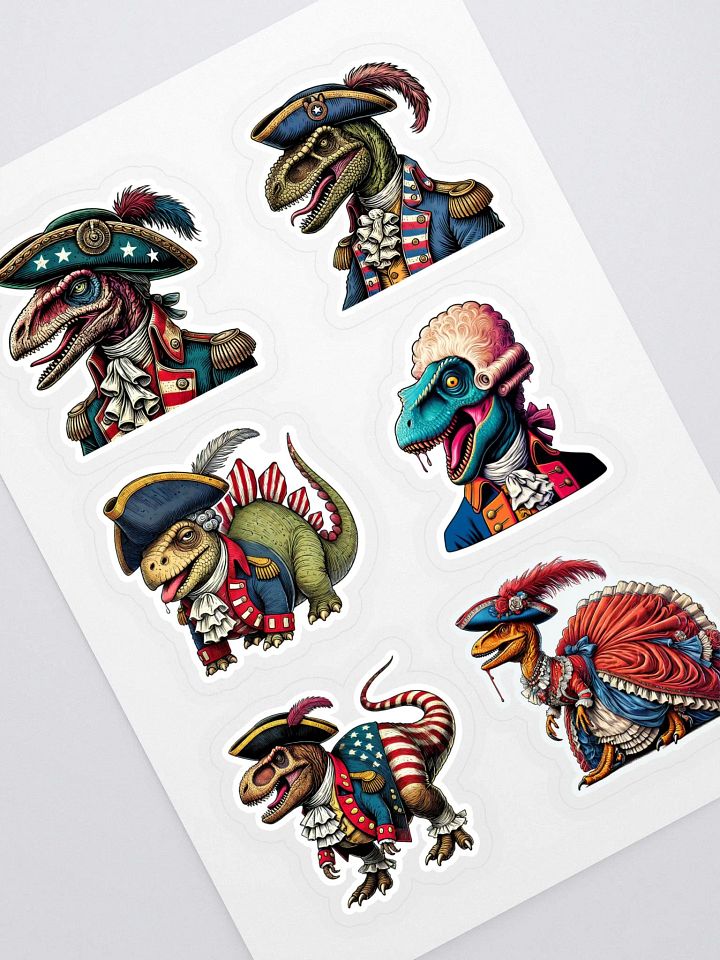 New American Dinosaur Sticker Set product image (1)