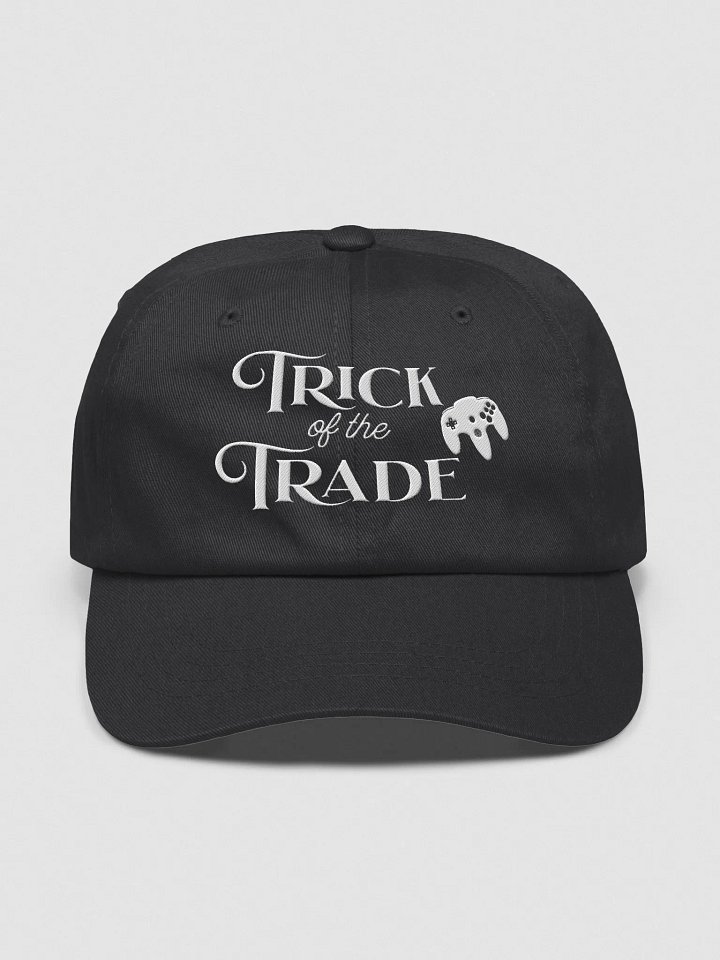 Trick of the Trade Dad Hat (White Text) product image (1)