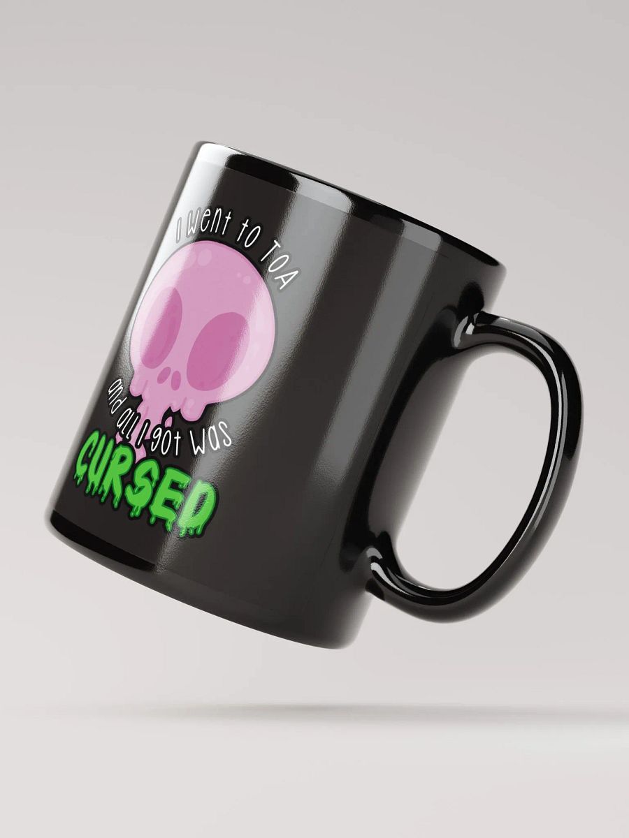 All I Got Was Cursed - Paladin - Black Glossy Mug product image (2)