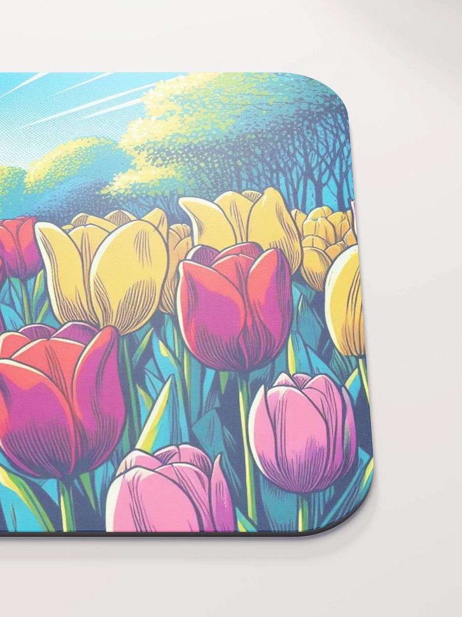 Vibrant Tulip Paradise Mouse Pad product image (5)