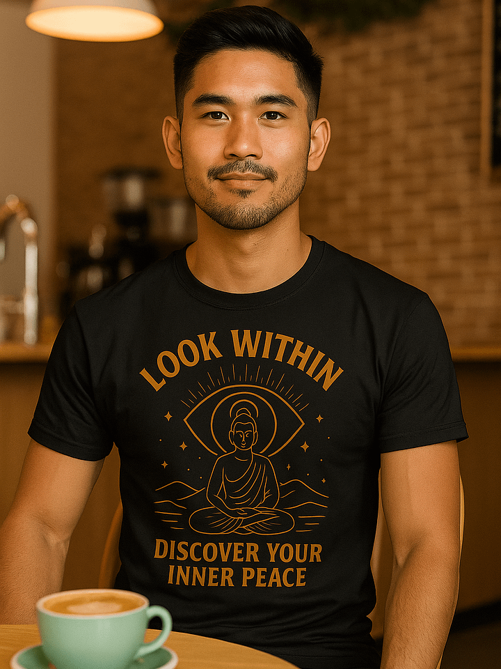 Look Within - Discover Your Inner Peace | Premium Motivational T-Shirt product image (1)