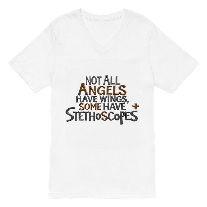 Stethoscope Angel V-Neck Tee product image (2)