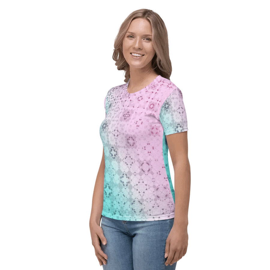 Symmetry in Bloom Women's Crew Neck T-Shirt product image (1)