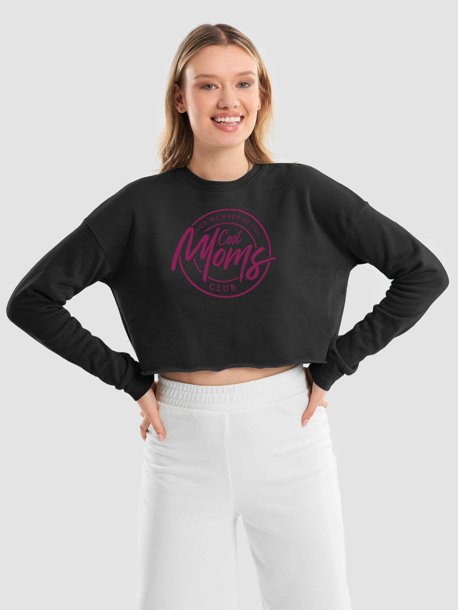 Cool Moms Club Crop Top | Stylish Mom Tee | Fun Mother’s Day Gift for Trendy Moms product image (9)