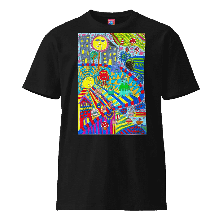 Abstract Doodle Life Unisex T Shirt product image (2)