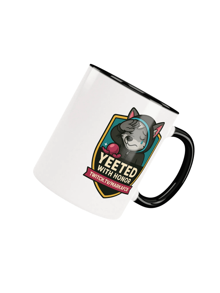 "YEETED WITH HONOR" MUG – Official Stream Mascot Edition product image (45)