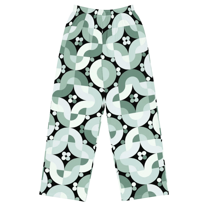 BUIII Retro Harmony: Mint Oasis Wide-Leg Pants product image (1)