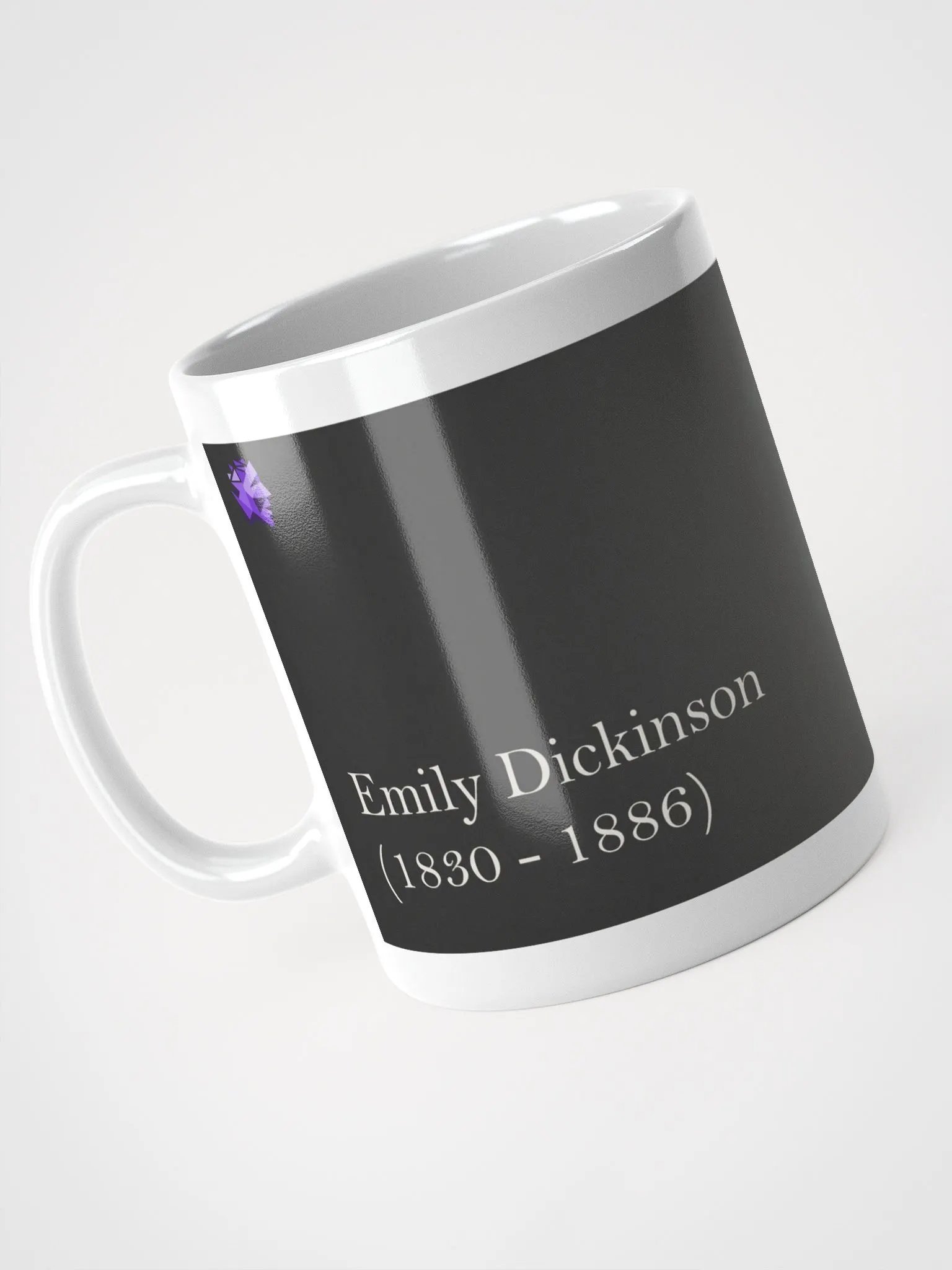 Emily Dickinson Portrait White Mug product image (3)