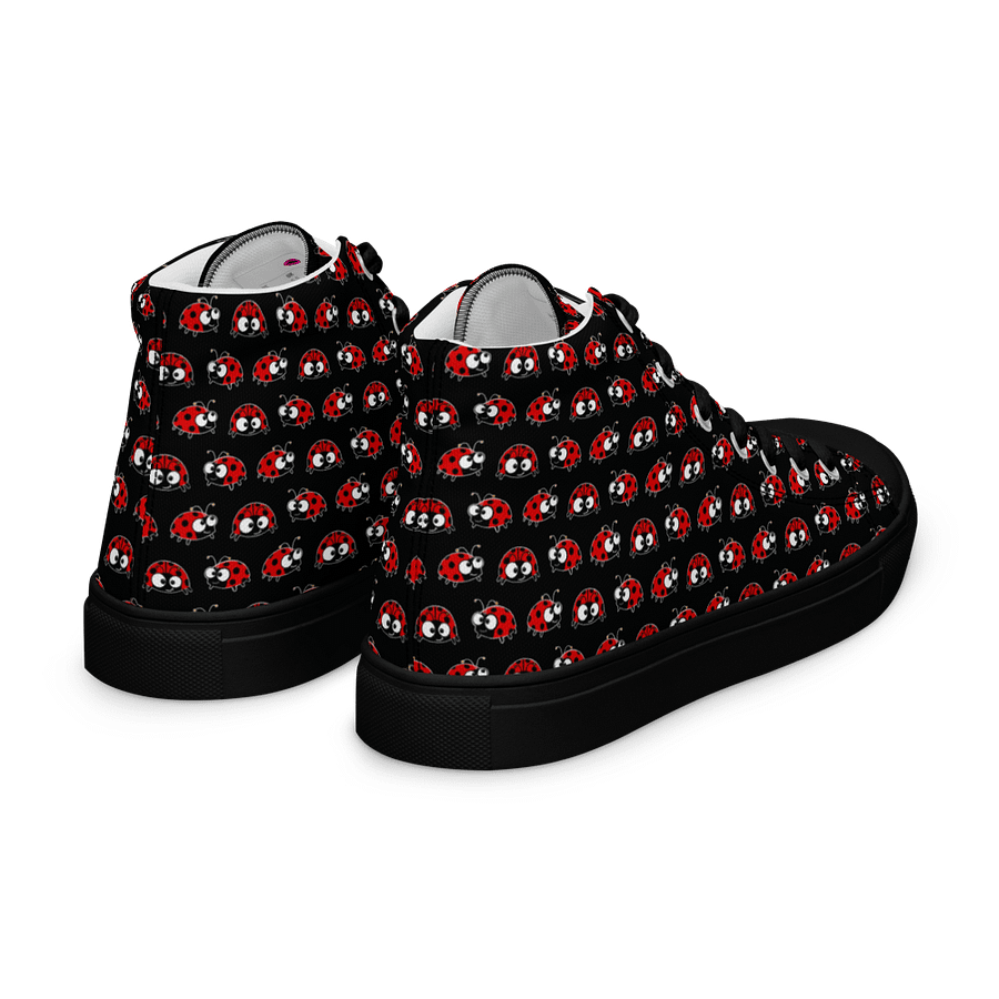 KittyPat's Ladybug Black High Tops product image (7)
