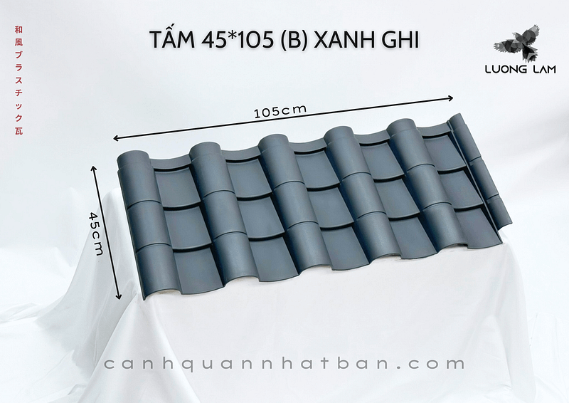Japanese Style Plastic Tile Roof - 45B