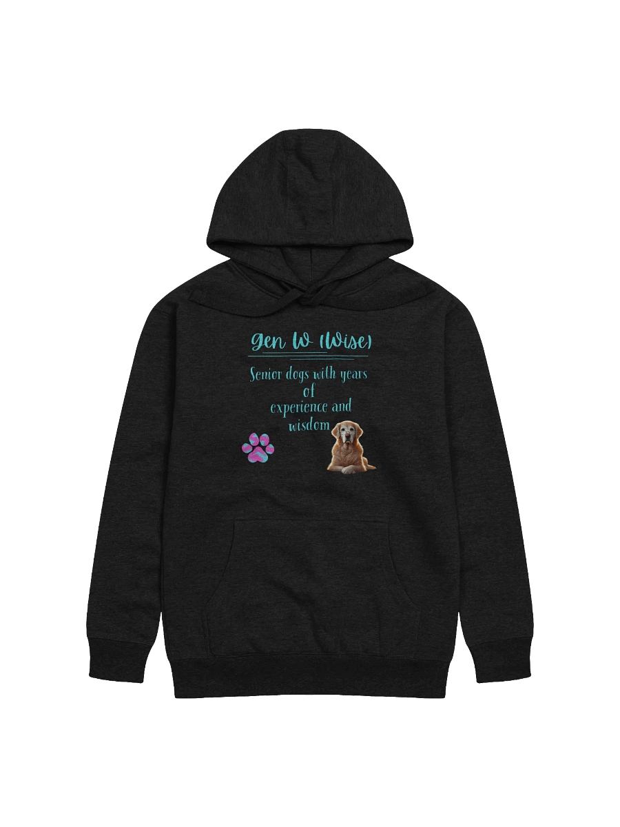Gen W Wise Senior Dogs Unisex Hoodie product image (3)