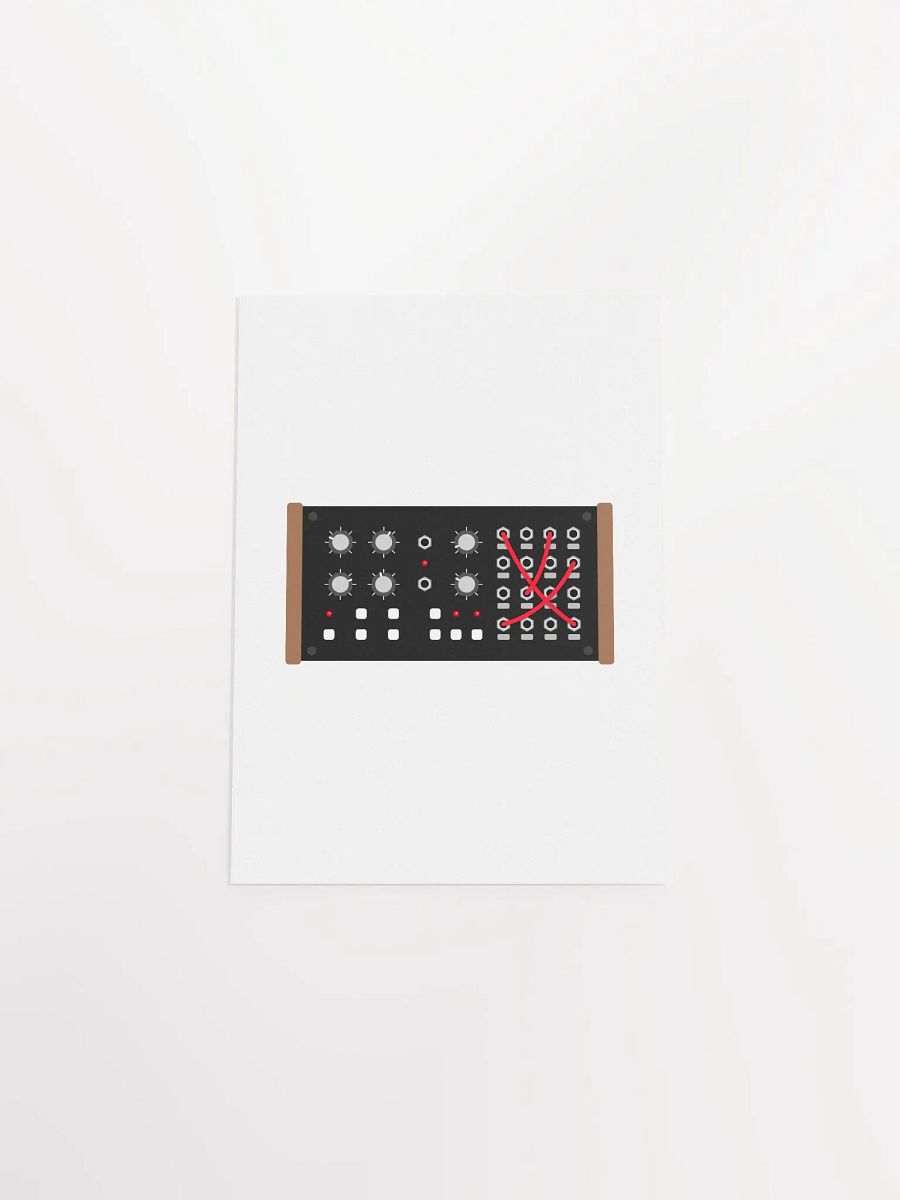 Semi-modular Analog Synth Print product image (51)