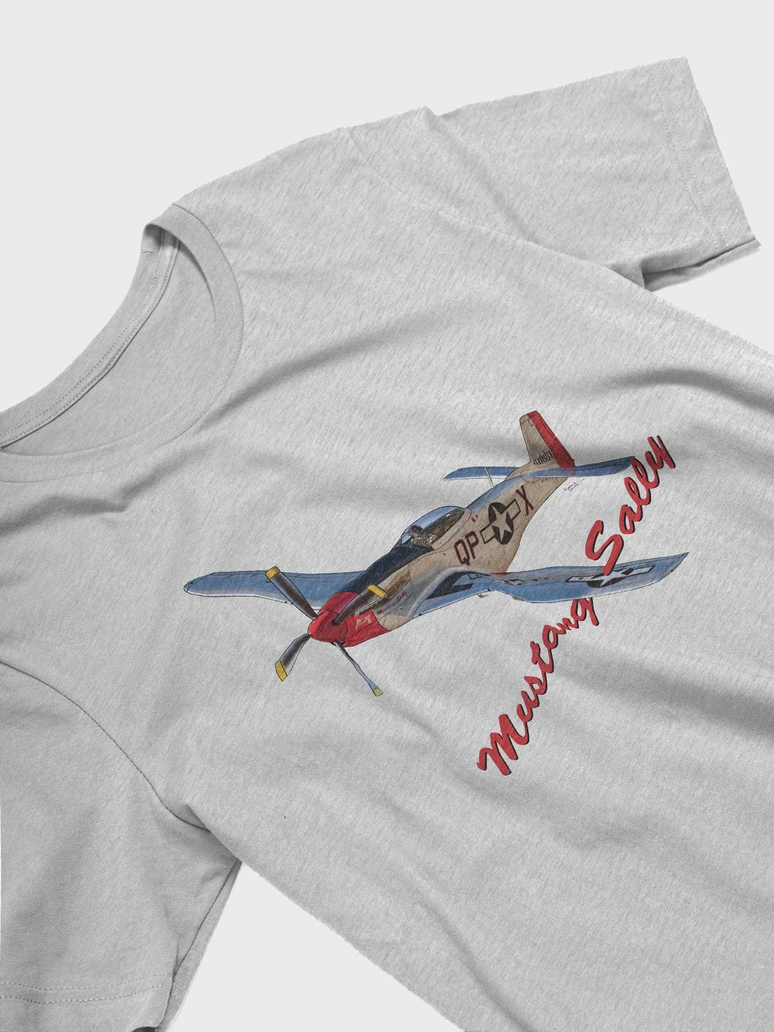 P-51 Mustang Sally Hand-Drawn Digital Design product image (32)