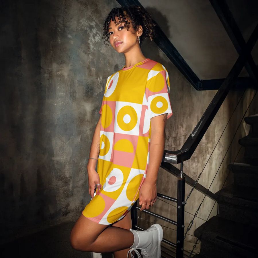Circular Cascade T Shirt Dress product image (12)