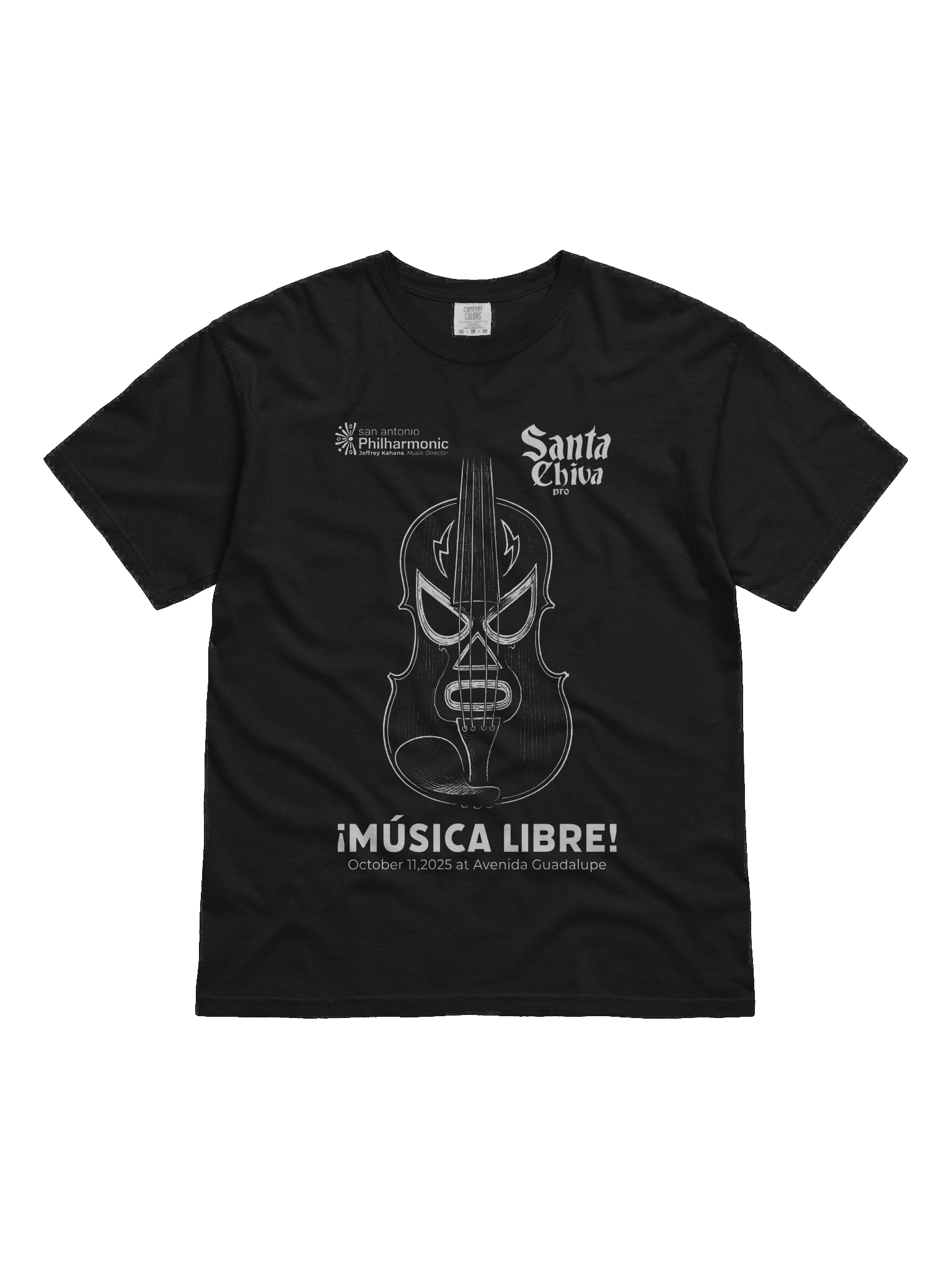 Música Libre 2025 Tee product image (1)