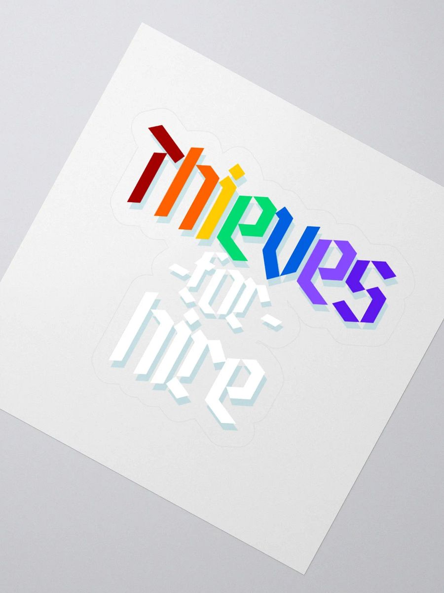Thieves for Hire Rainbow stickers product image (3)